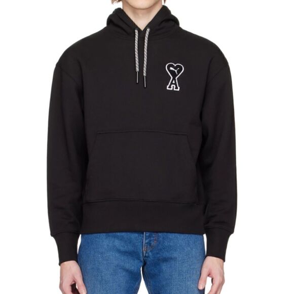 Limited Edition PUMA X AMI PARIS HOODY BLACK SIZE M - Picture 1 of 7